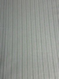 fabric featuring a small-scale green stripe pattern.
