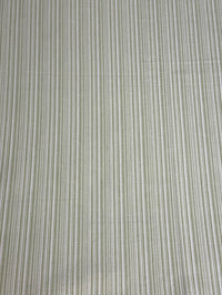fabric featuring a small scale striped pattern in light green color