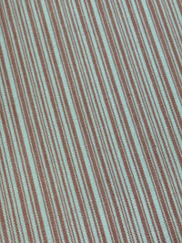 fabric featuring a small scale pink stripe pattern.