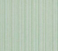 fabric featuring a small-scale green stripe pattern.