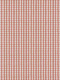 A close-up view of a pink checkered fabric pattern.