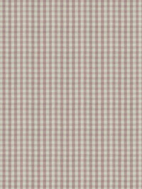 A close-up view of a fabric with a small checkered pattern in shades of lavender and purple.