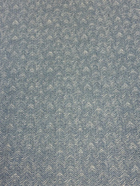 Textured blue and white patterned fabric