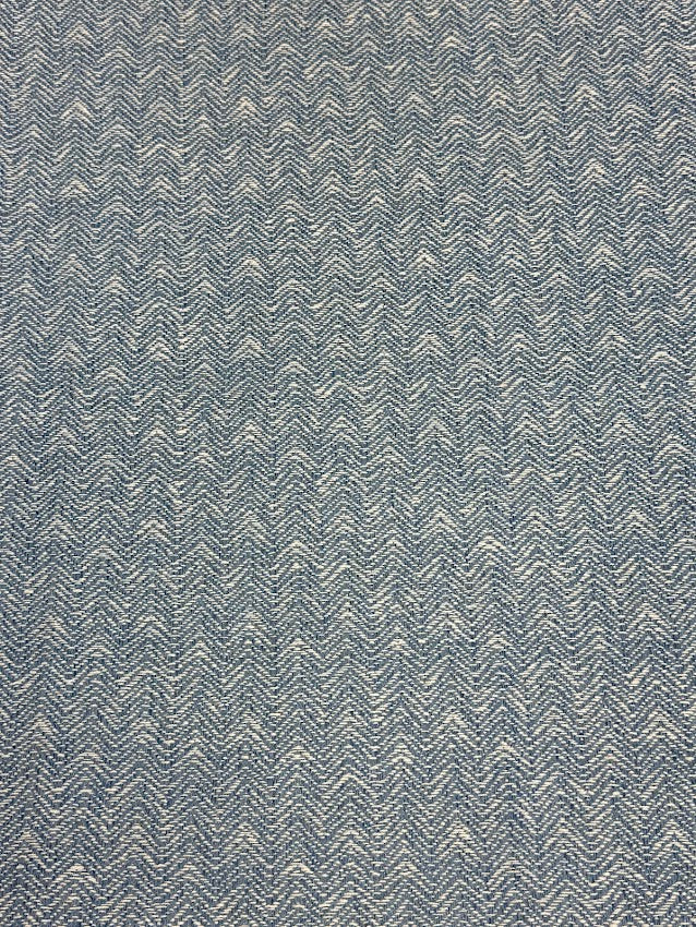 Textured blue and white patterned fabric