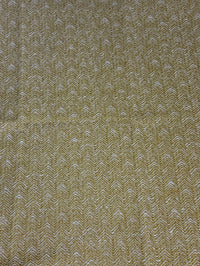 Textured fabric with a herringbone pattern in yellow color