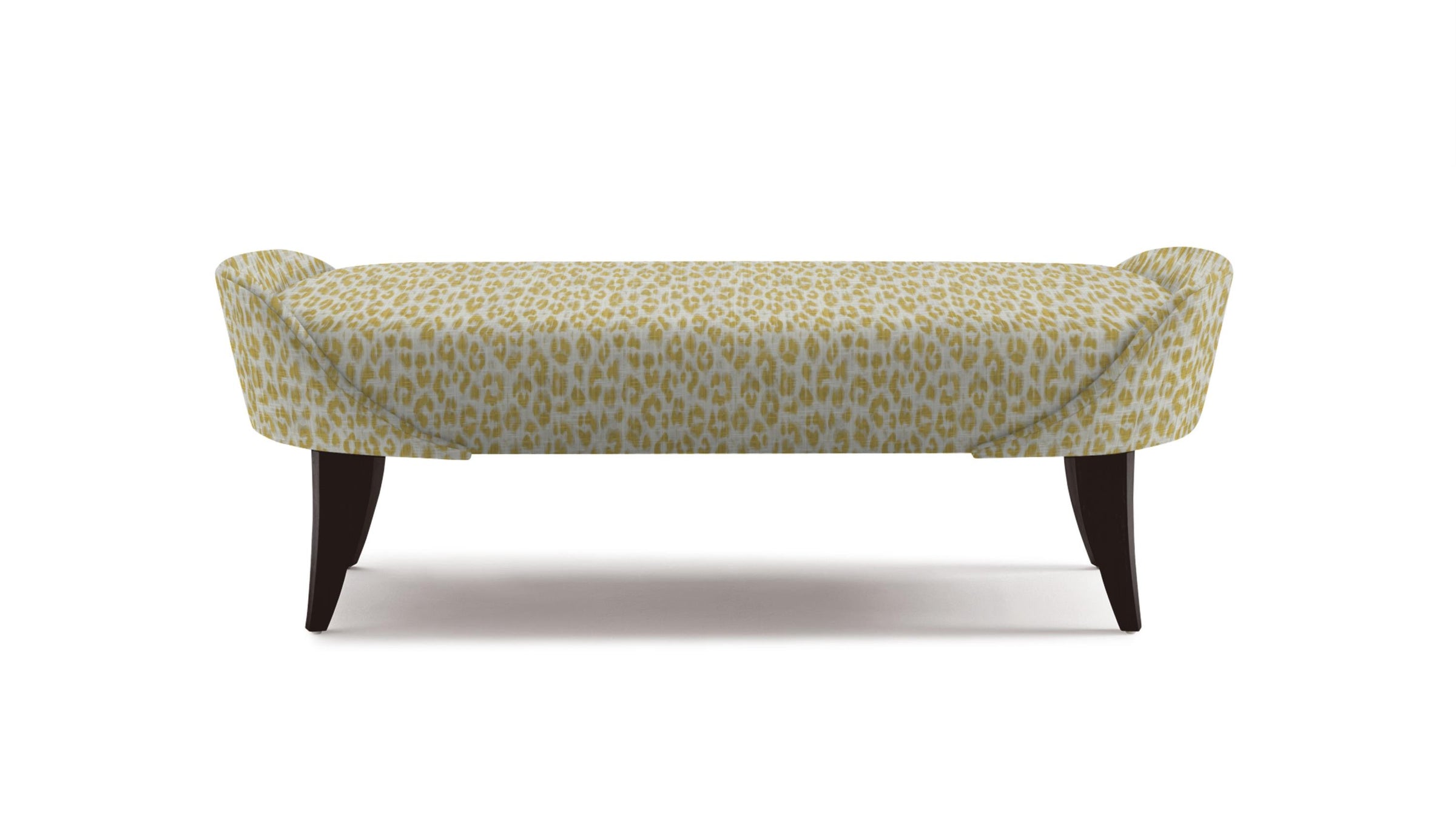 Bench in leopard print-yellow
