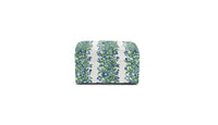 Aiden Rectangular ottoman with floral pattern 