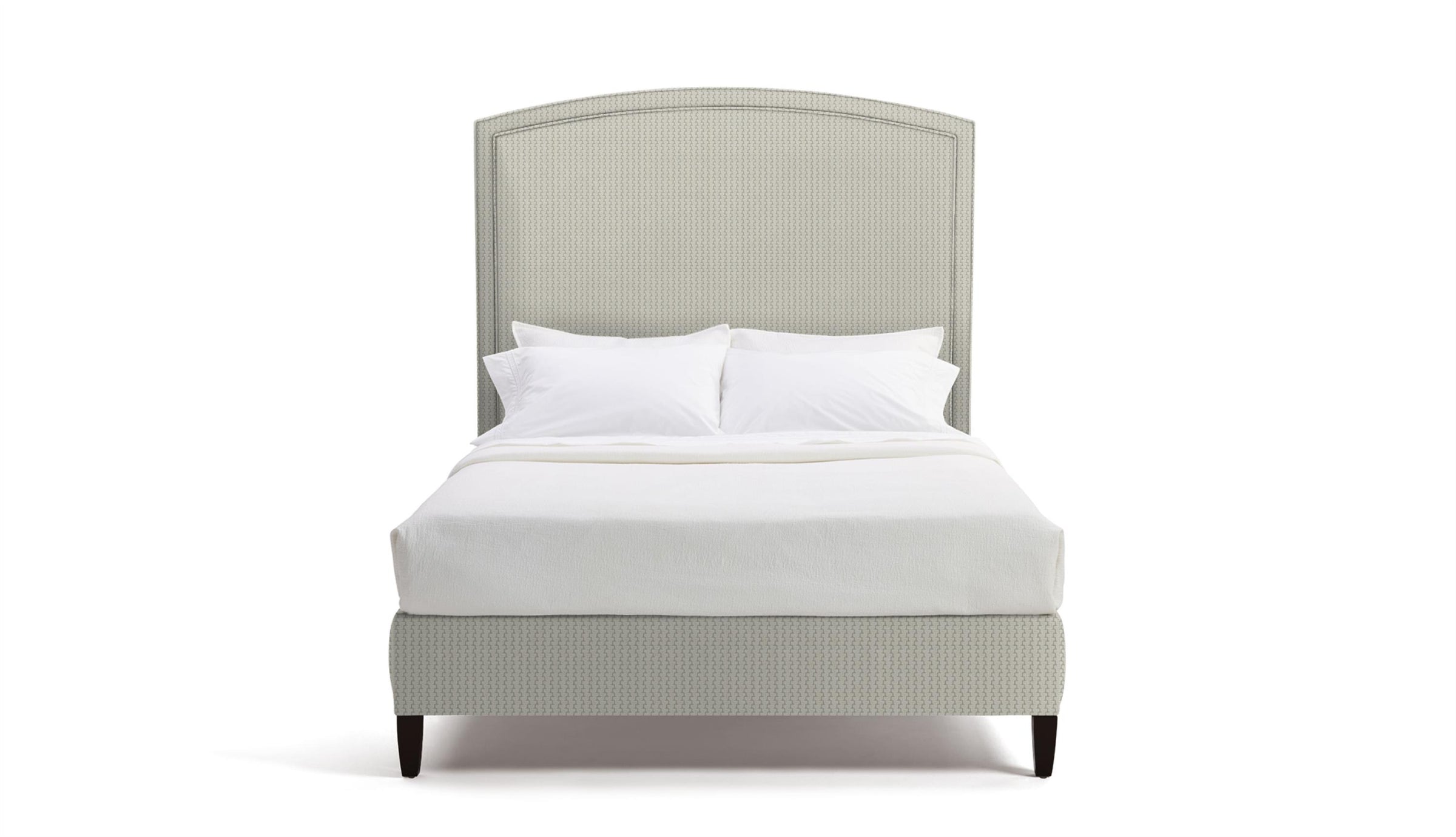 Birch fabric on Archie bed on white background