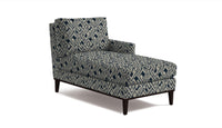Patterned webster chaise