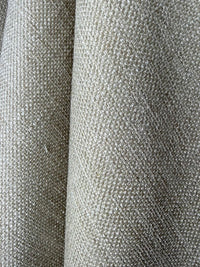 Close-up of textured cornsilk fabric
