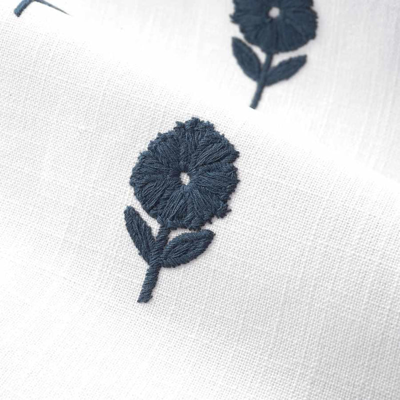 Fabric by the yard - Blossom & Lace 91947 Oxford Blue