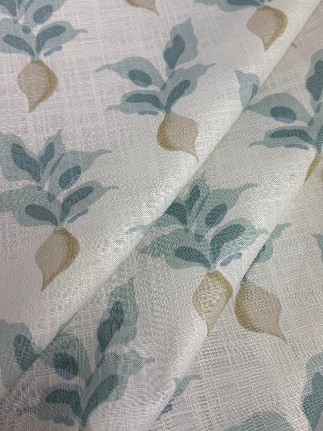 Close up fabric abstract radishes