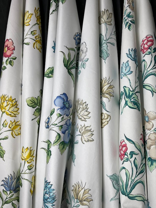 Floral fabric in multiple colorways