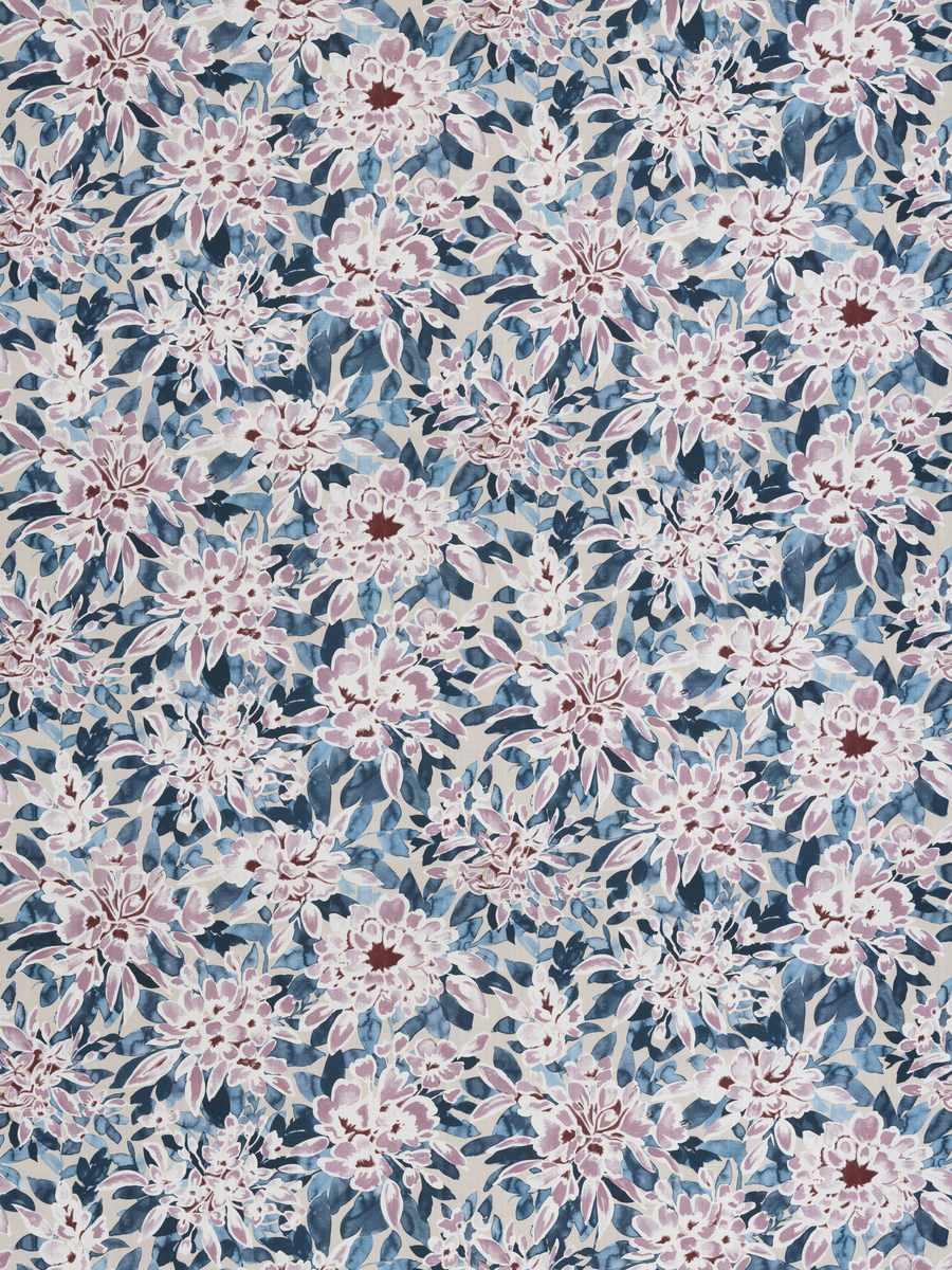 Fabric by the yard - Heritage 23697 Indigo Berry