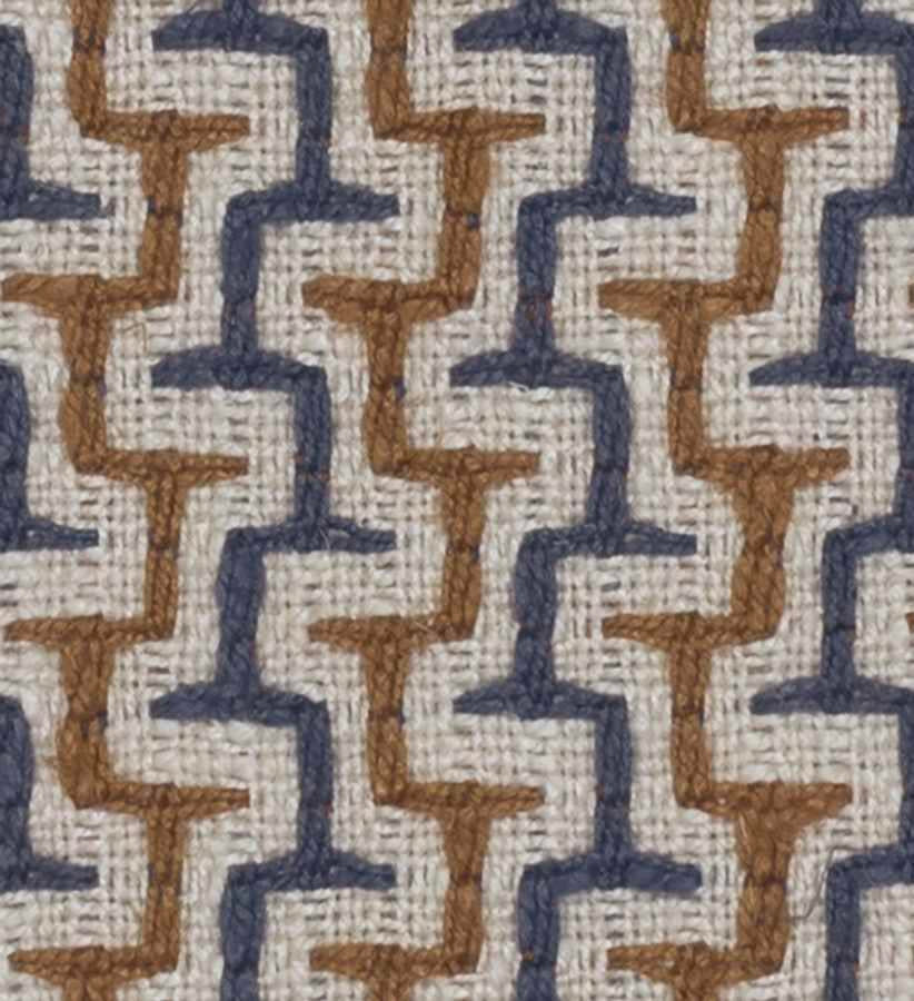 Fabric by the yard - Heritage 23217 Copper Navy