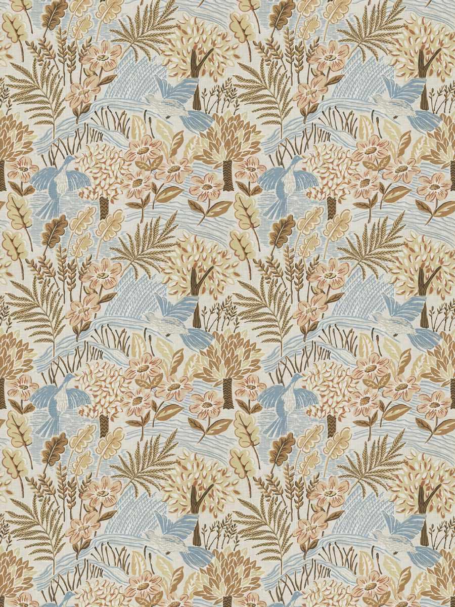 Fabric by the yard - Heritage 23124 Sienna Scape