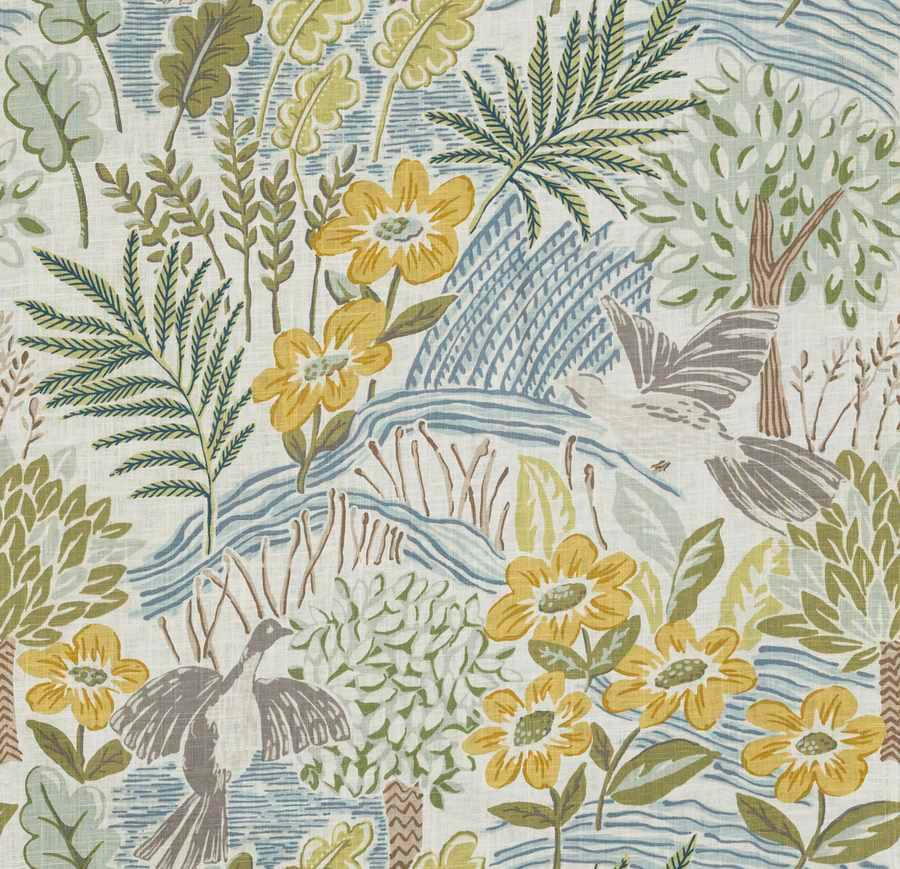 Fabric by the yard - Heritage 23124 Sky