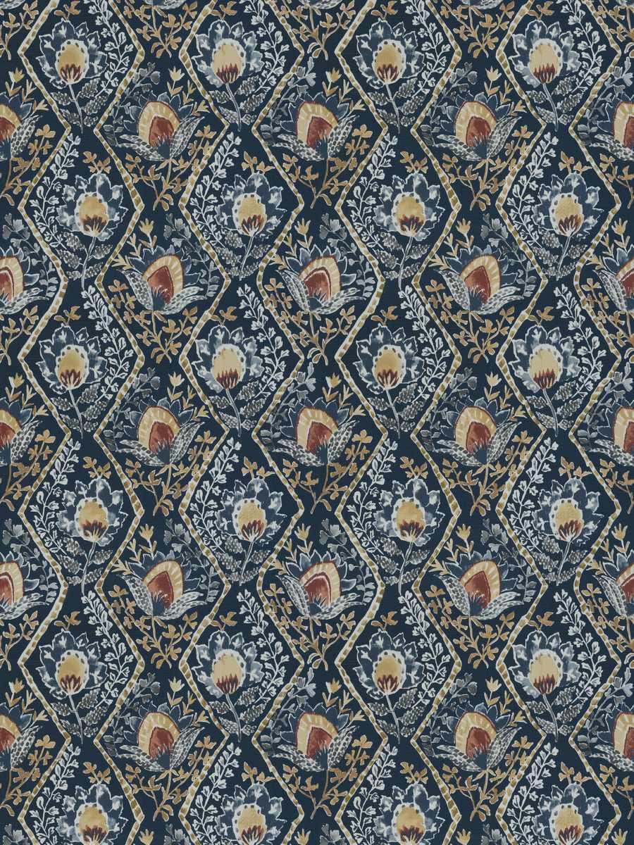 Fabric by the yard - Heritage 23156 Indigo