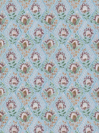 Fabric by the yard - Heritage 23156 Sky Multi
