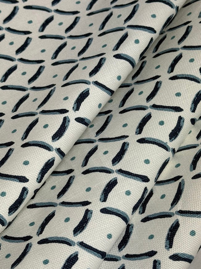 Fabric by the yard - Blossom & Lace 90197 Oxford Blue