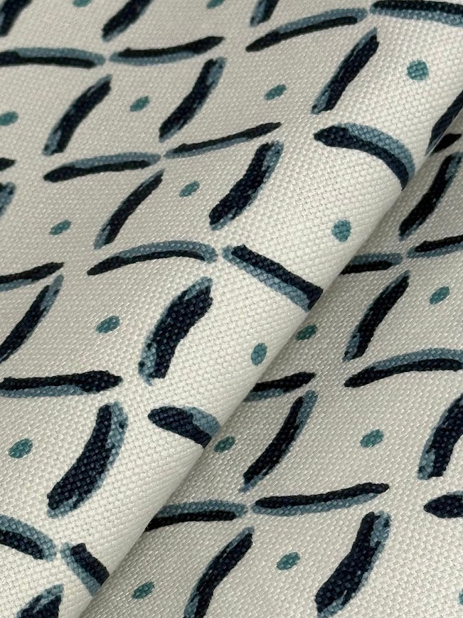 Fabric by the yard - Blossom & Lace 90197 Oxford Blue