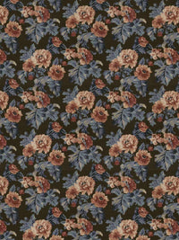 Fabric by the yard - Heritage 04280 Brown Indigo