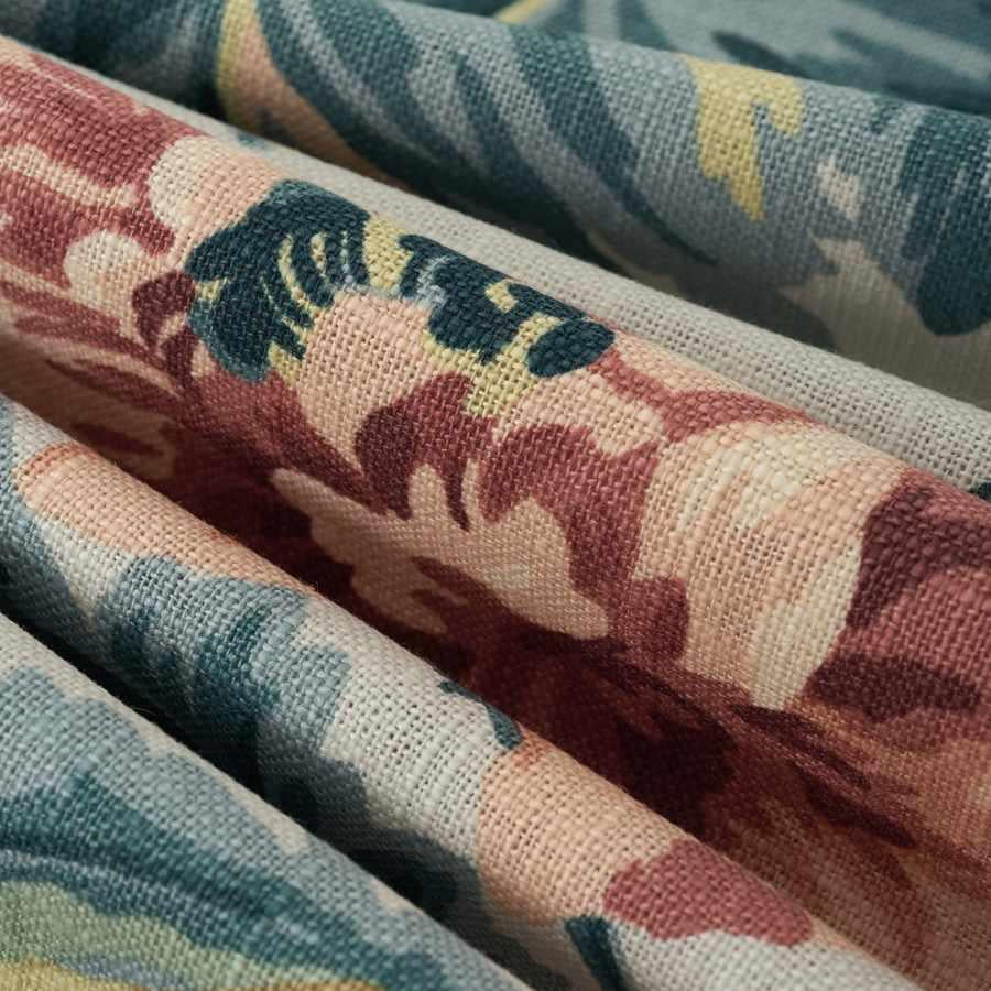 Fabric by the yard - Heritage 04280 Teal Nature