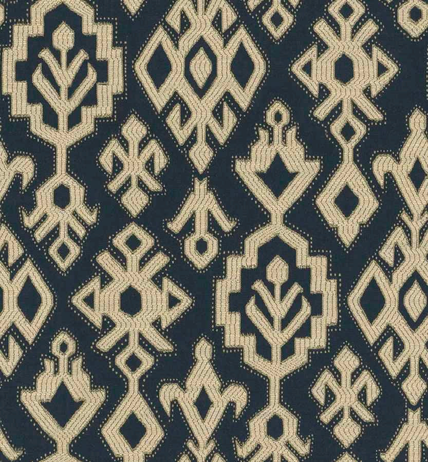 Fabric by the yard - Heritage 23076 Indigo