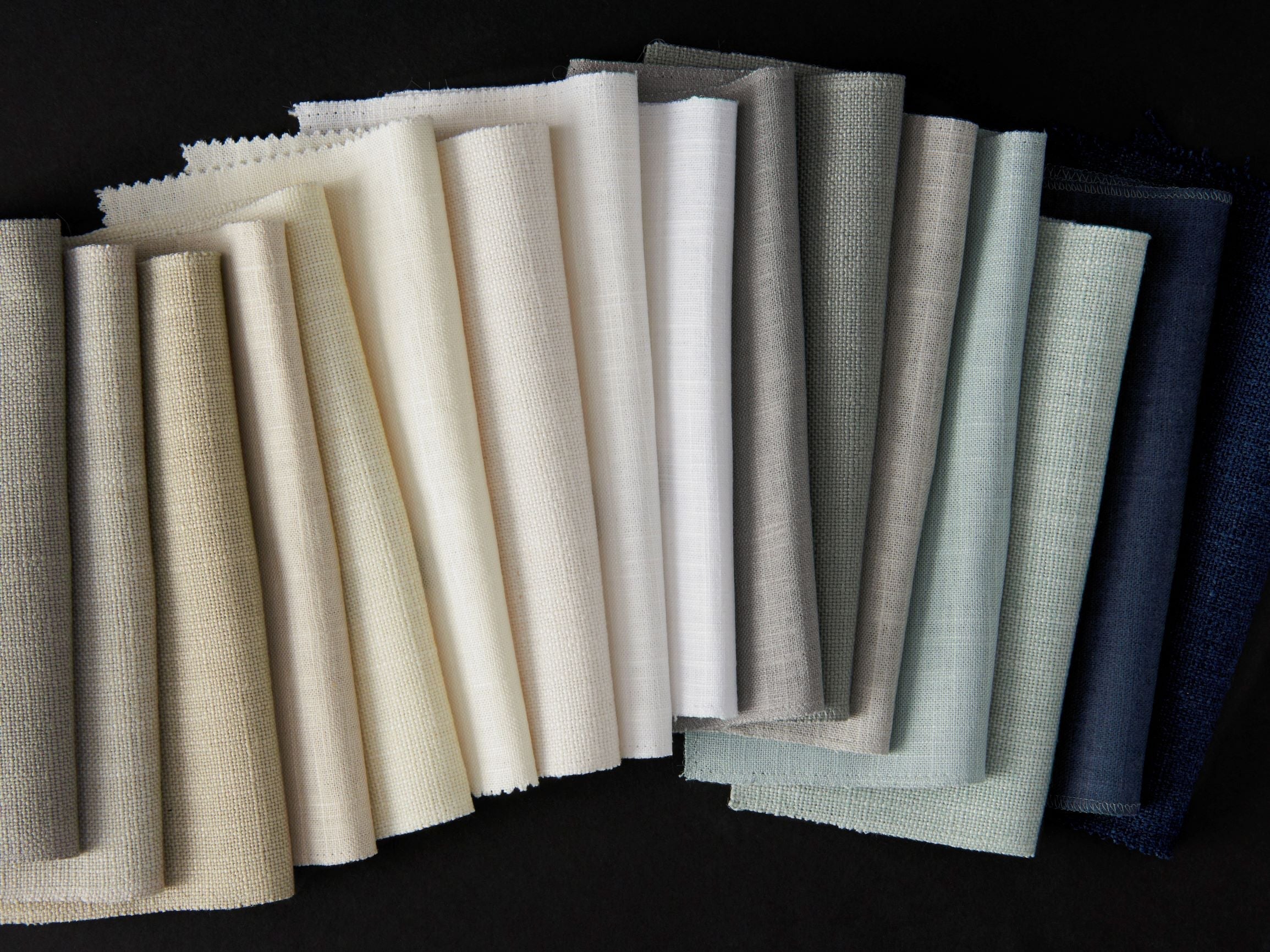 Quick Ship Panel, French Pleat, Pacific Linen, Double Width – The