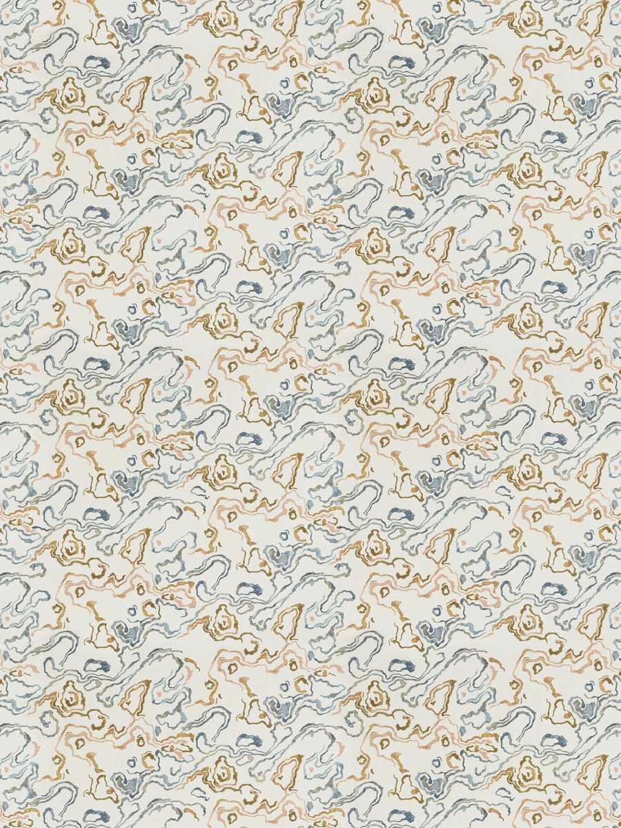 Fabric by the yard - Heritage 23069 Sienna Scape