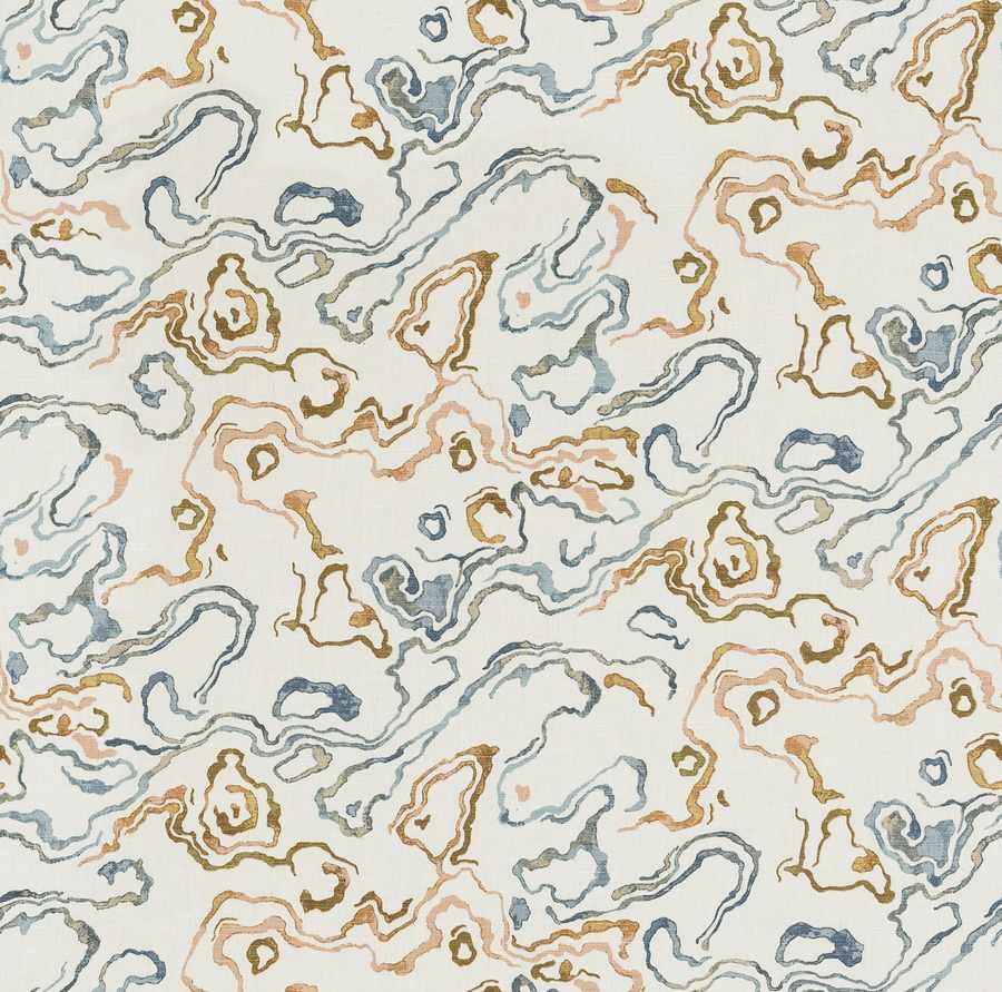 Fabric by the yard - Heritage 23069 Sienna Scape