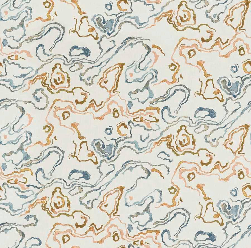 Fabric by the yard - Heritage 23069 Sienna Scape