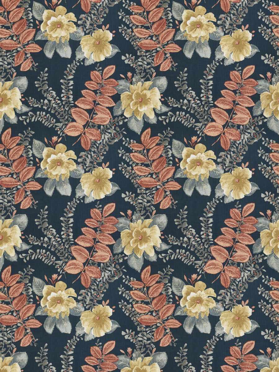 Fabric by the yard - Heritage 23135 Indigo