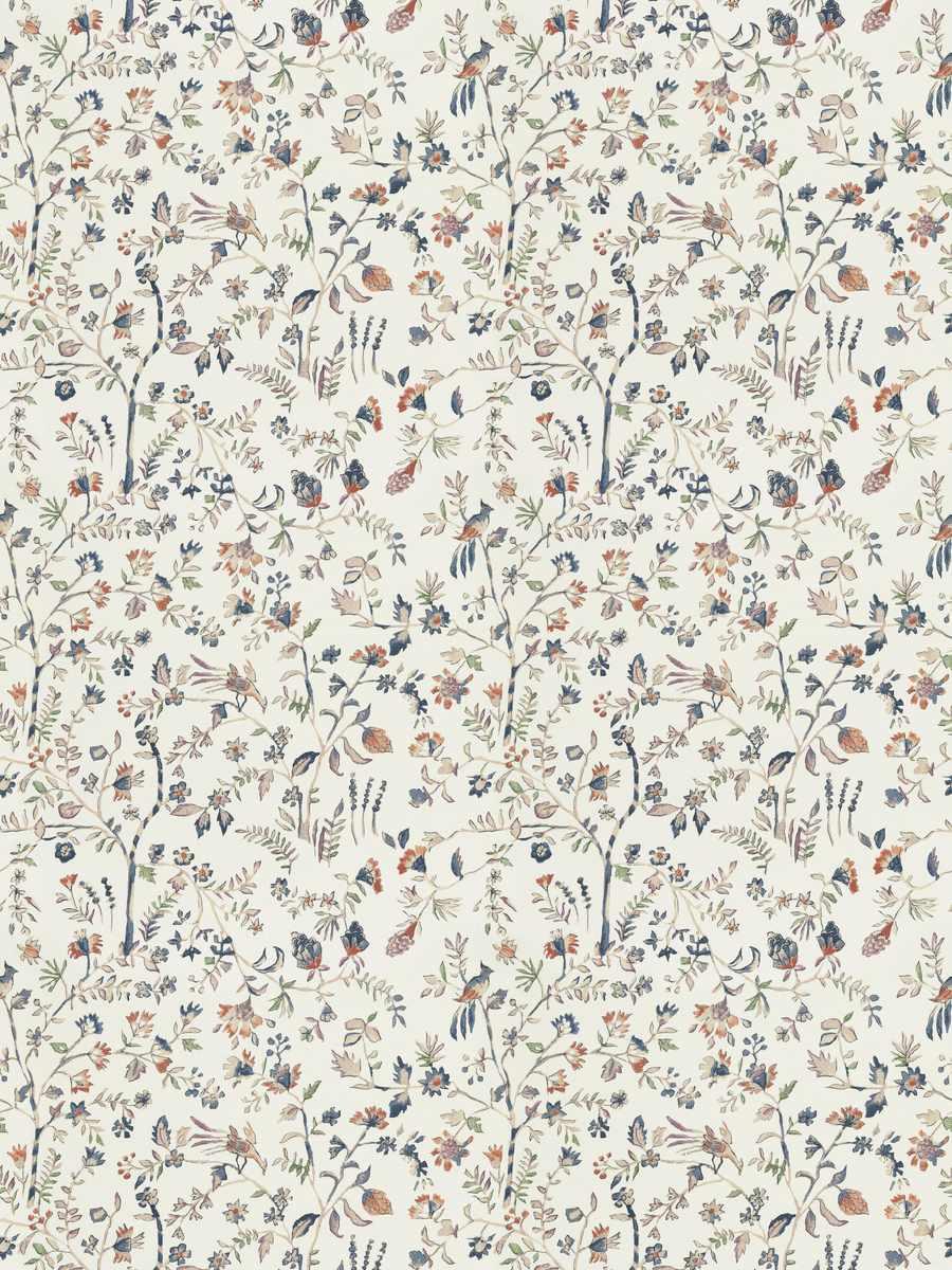 Fabric by the yard - Heritage 23131 Blue Multi