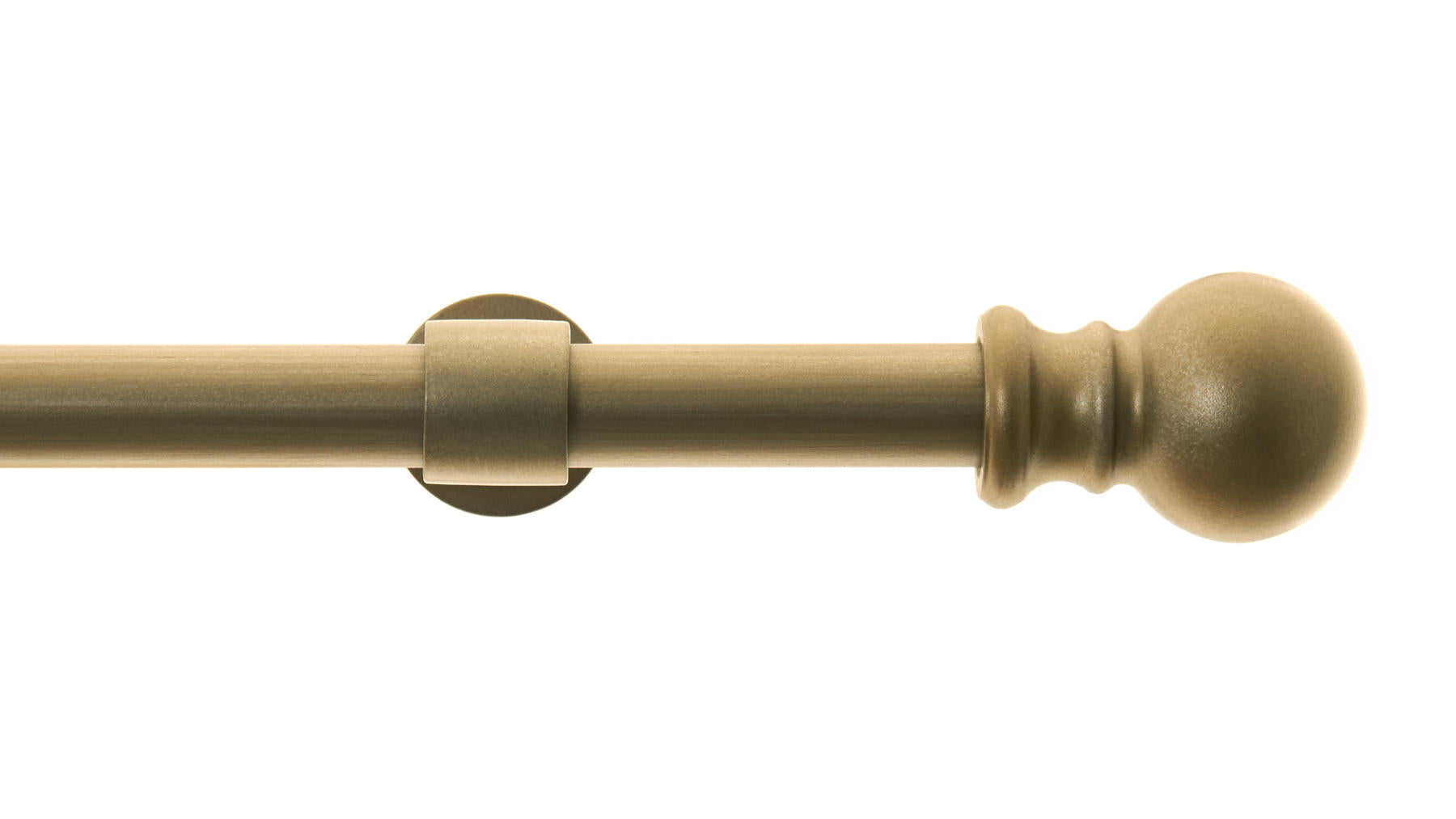 1 Curtain Rod and End Cap Finial Hardware Set