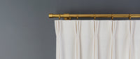 Quick Ship Panel, Pinch Pleat, Pacific Linen, Double Width