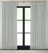 Quick Ship Panel, Pinch Pleat, Rosemary Linen, Double Width