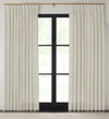 Quick Ship Panel, Pinch Pleat, Rosemary Linen, Double Width