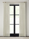 Quick Ship Panel, Euro Pleat, Rosemary Linen