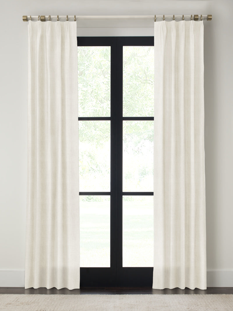 Quick Ship Panel, Euro Pleat, Pacific Linen,