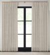Quick Ship Panel, Pinch Pleat, Pacific Linen, Double Width