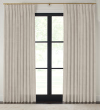 Quick Ship Panel, Pinch Pleat, Pacific Linen, Double Width